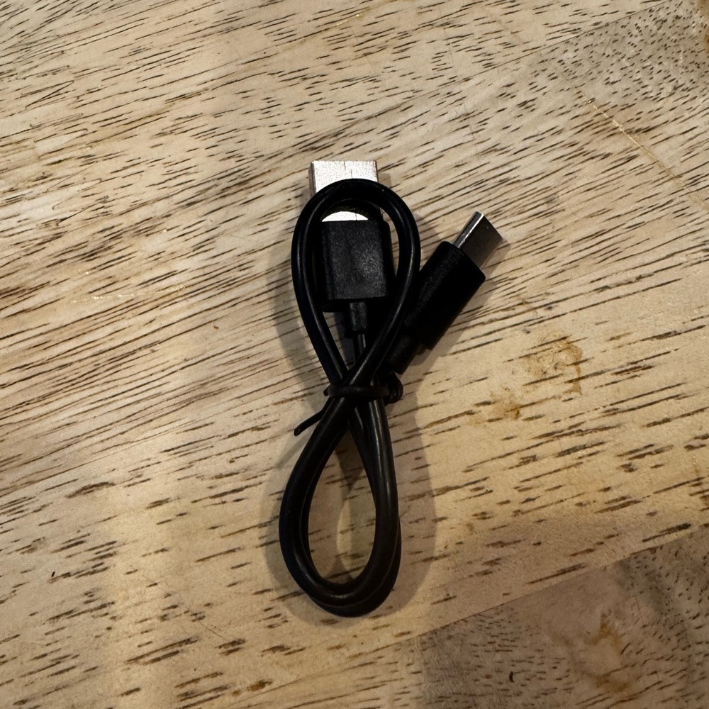 Black USB-C Charging Cable